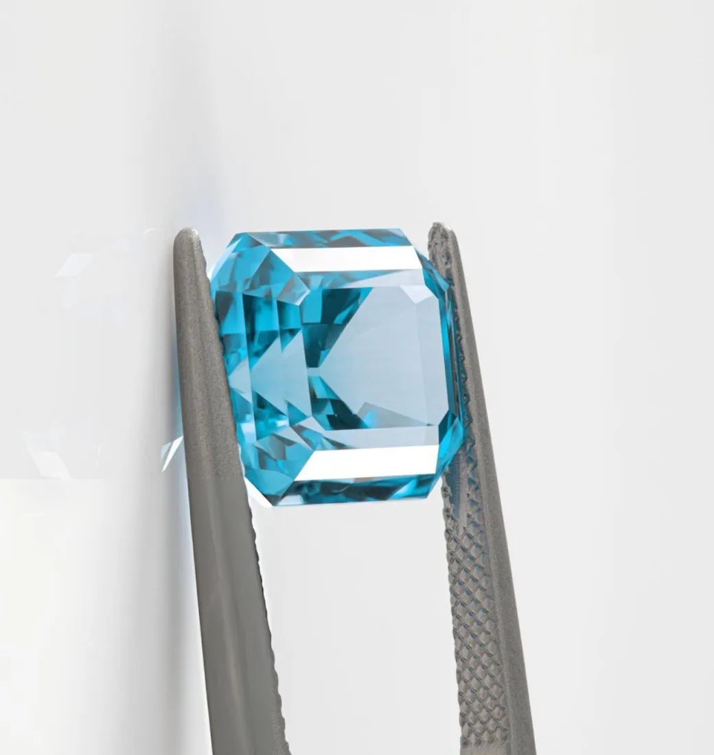 Natürlicher Farbdiamant in Blau
