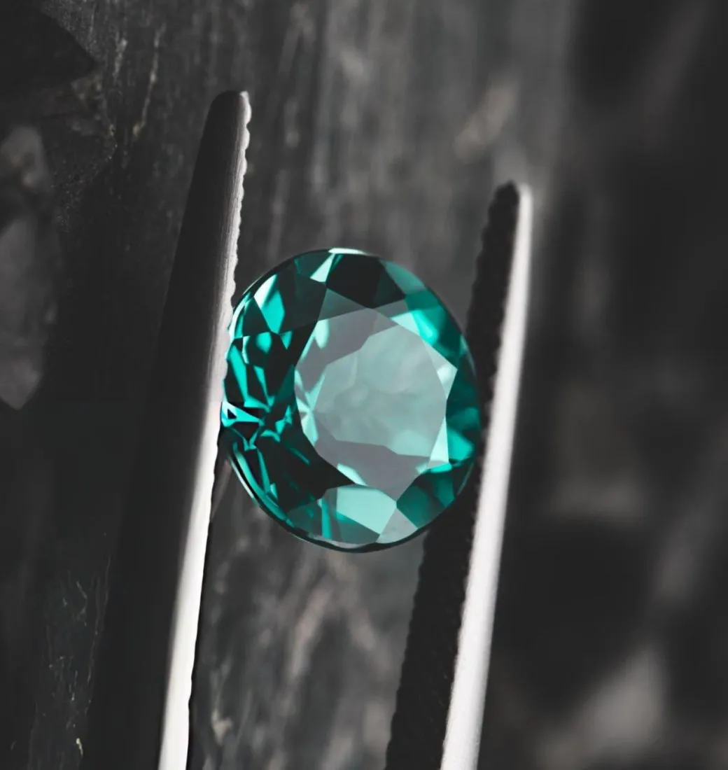 Natürlicher Farbdiamant in Grün
